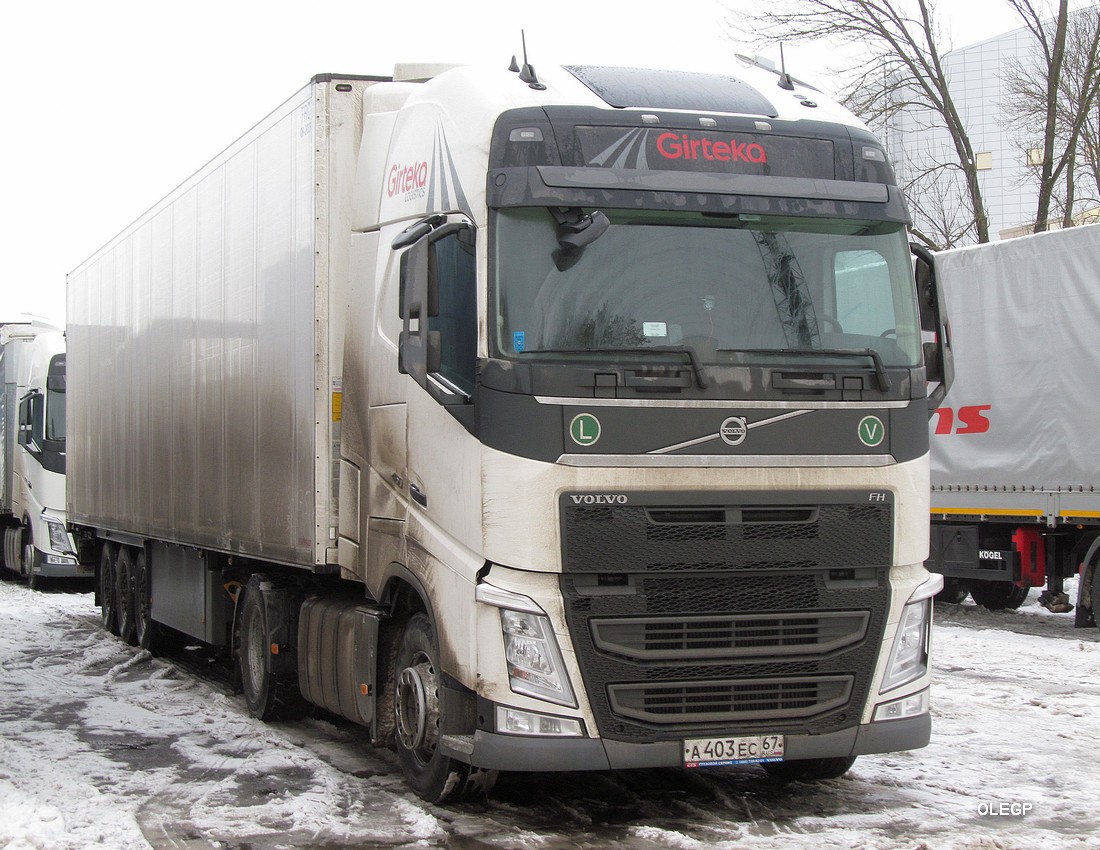 Смоленская область, № А 403 ЕС 67 — Volvo ('2012) FH.460 [X9P]