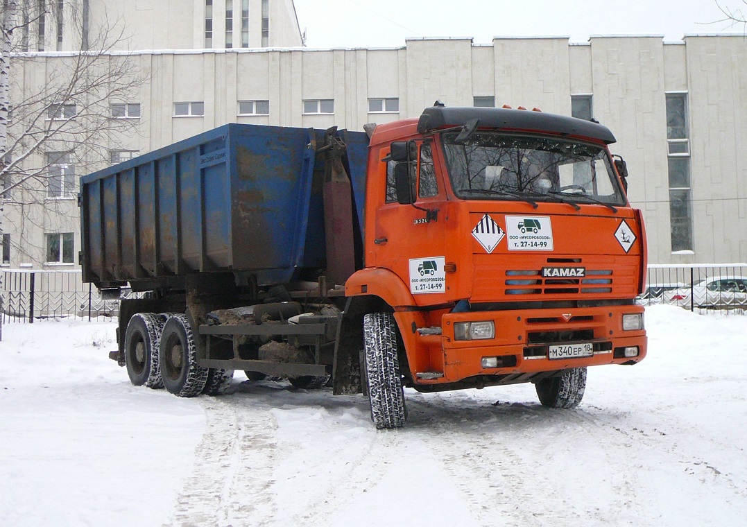 Удмуртия, № М 340 ЕР 18 — КамАЗ-6520-60