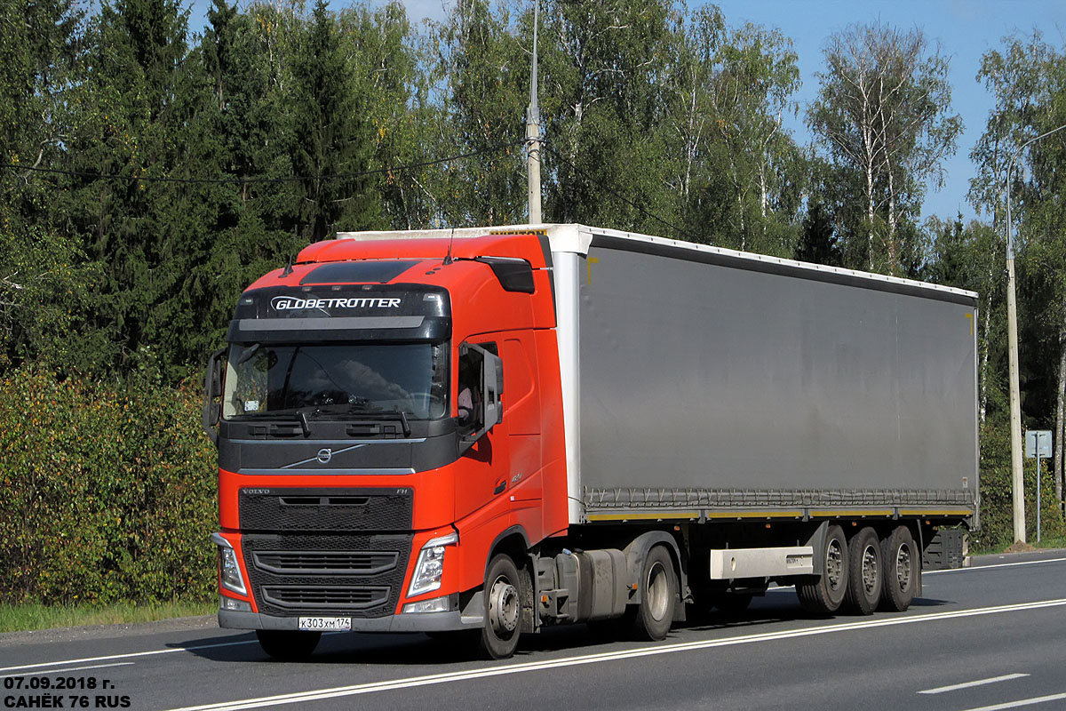 Челябинская область, № К 303 ХМ 174 — Volvo ('2012) FH.420 [X9P]