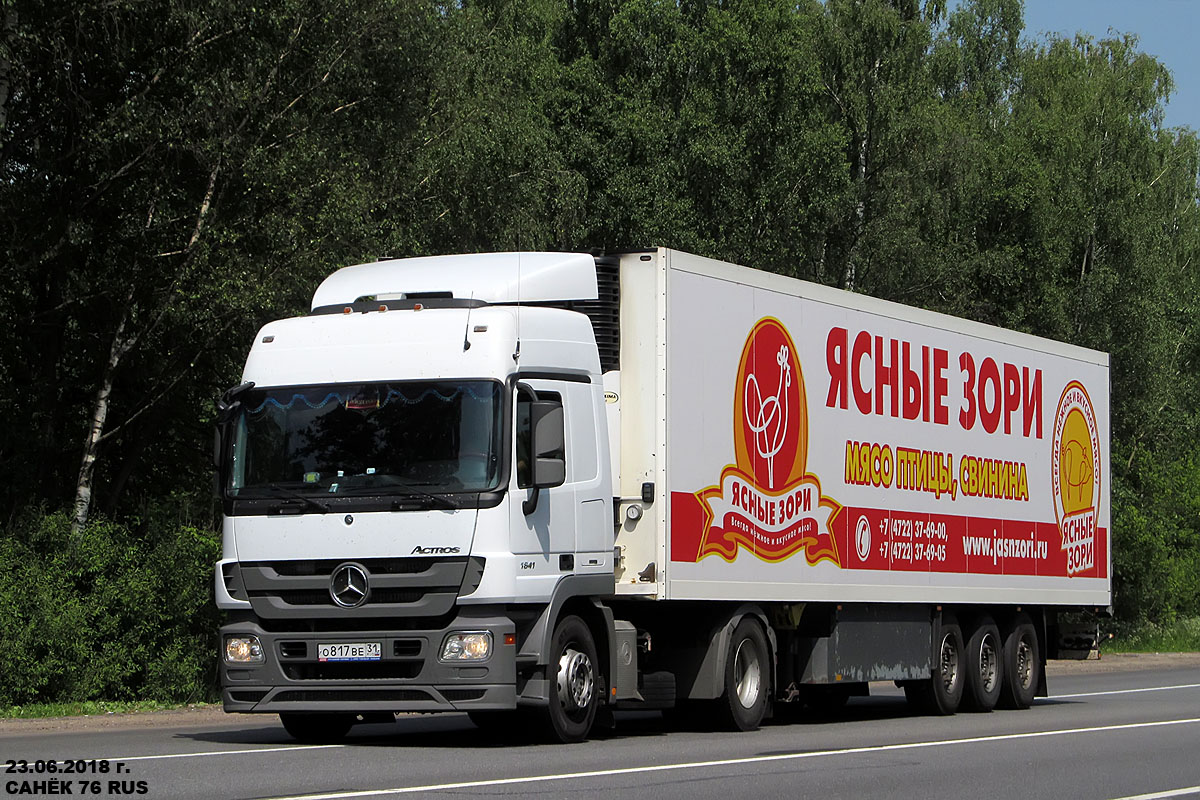 Белгородская область, № О 817 ВЕ 31 — Mercedes-Benz Actros '09 1841 [Z9M]