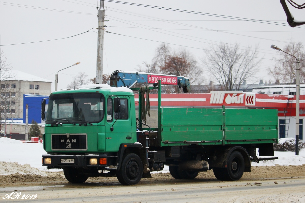 Тамбовская область, № К 557 РК 68 — MAN (общая модель)