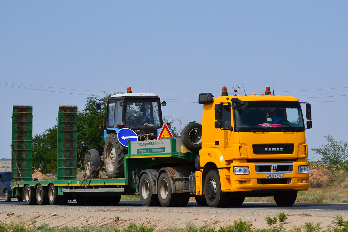 Волгоградская область, № В 936 РО 134 — КамАЗ-65206-S5