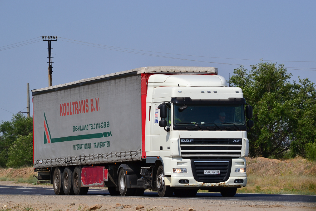 Воронежская область, № М 508 АВ 136 — DAF XF105 FT