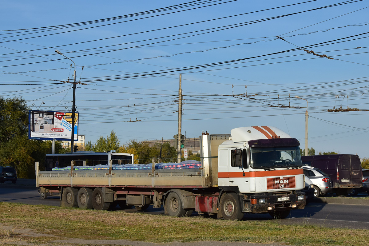 Волгоградская область, № А 827 АТ 134 — MAN F90 19.372