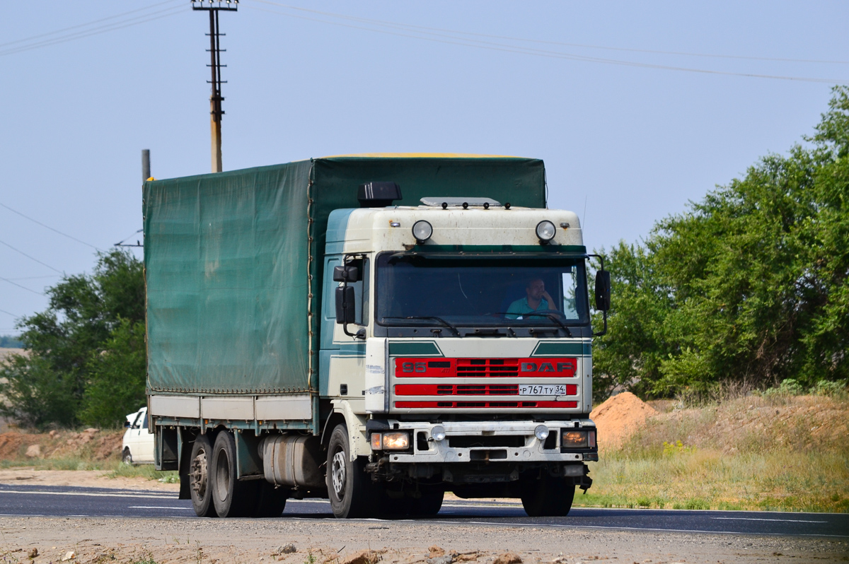 Волгоградская область, № Р 767 ТУ 34 — DAF 95 FAR