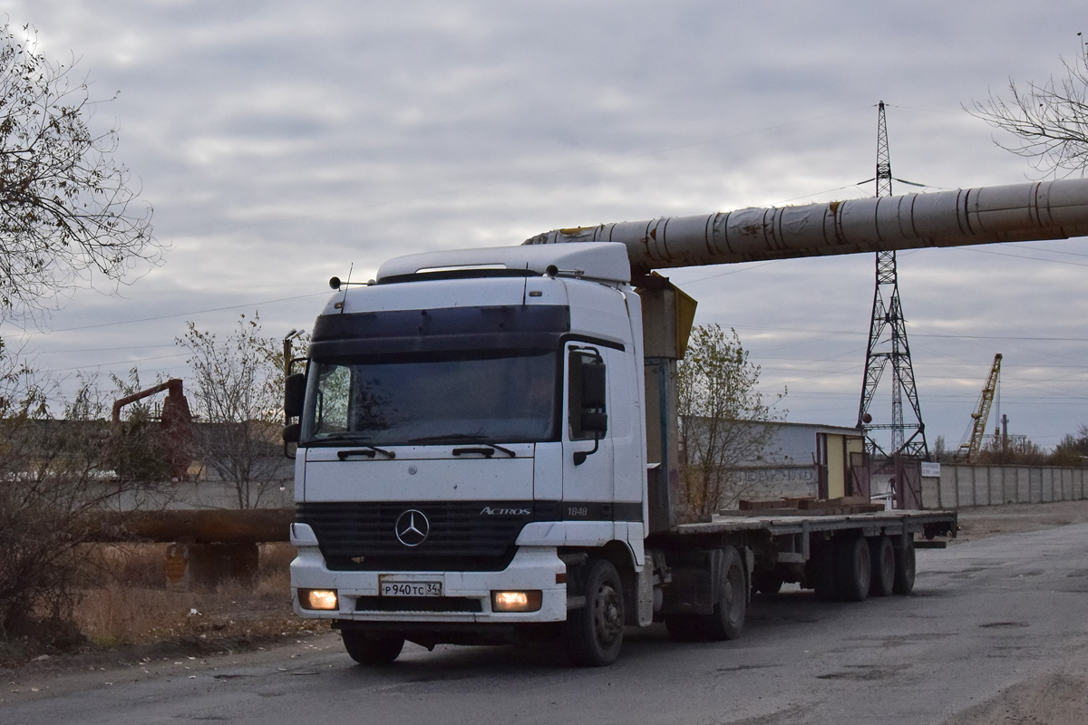 Волгоградская область, № Р 940 ТС 34 — Mercedes-Benz Actros ('1997) 1840