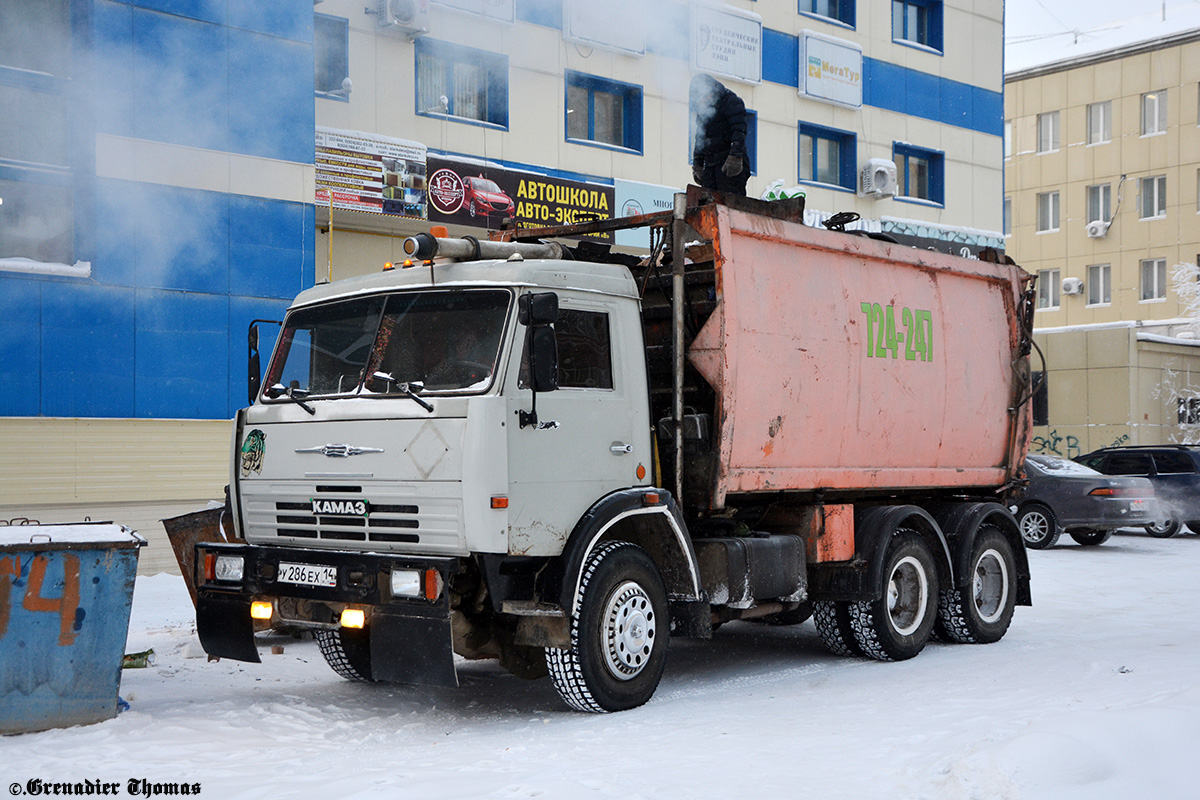 Саха (Якутия), № У 286 ЕХ 14 — КамАЗ-5320