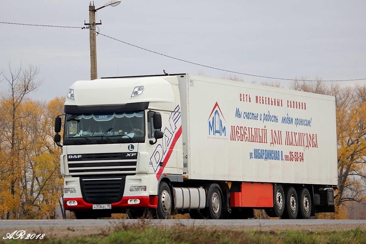 Астраханская область, № А 208 ЕС 30 — DAF XF105 FT