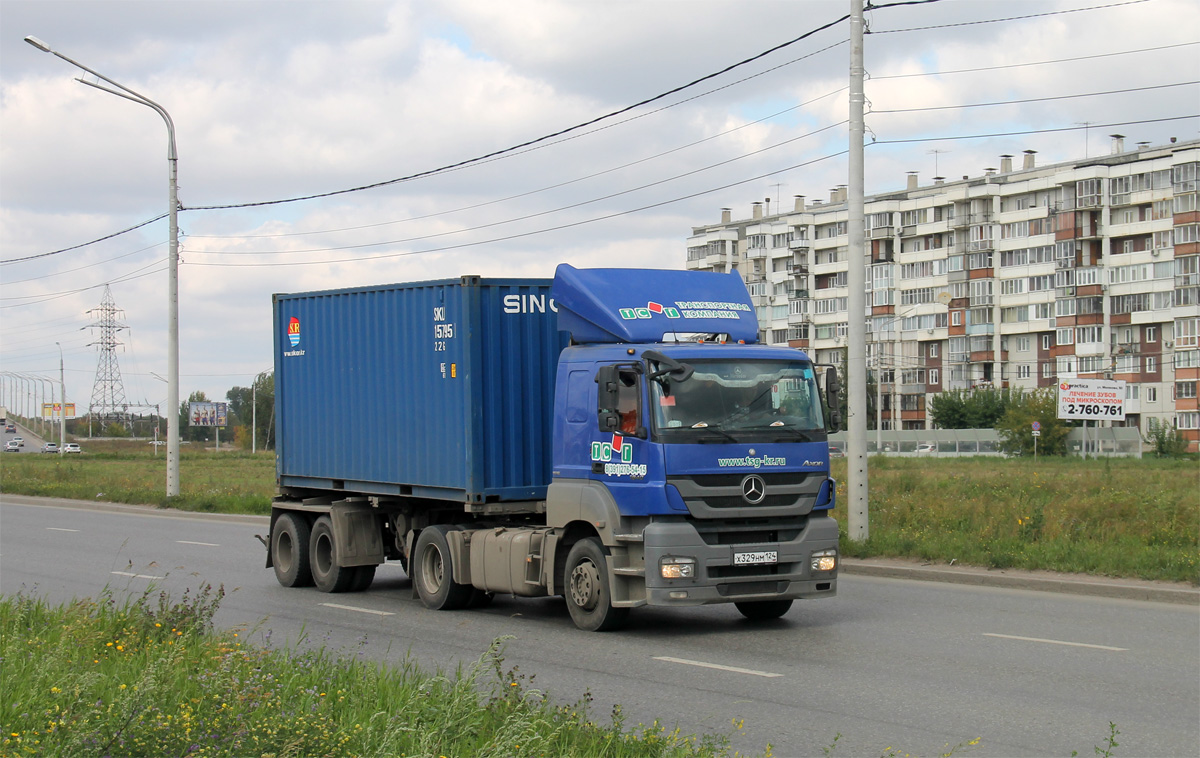 Красноярский край, № Х 329 НМ 124 — Mercedes-Benz Axor 1840