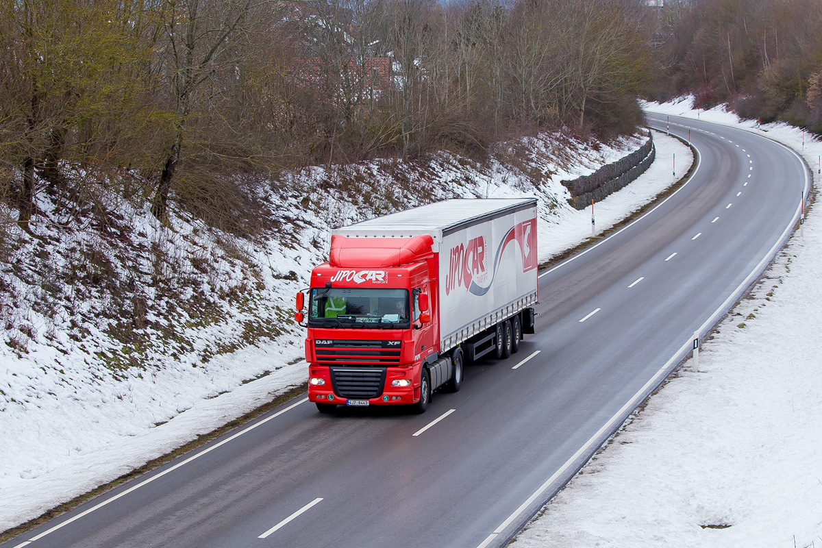 Чехия, № 4J7 6443 — DAF XF105 FT