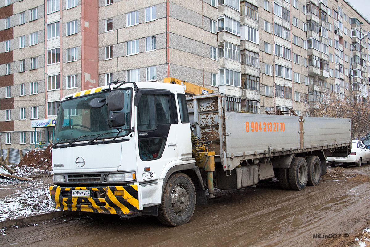 Удмуртия, № Р 286 РА 18 — Hino (общая модель)