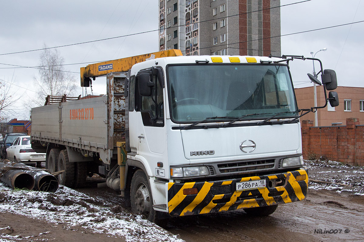 Удмуртия, № Р 286 РА 18 — Hino (общая модель)