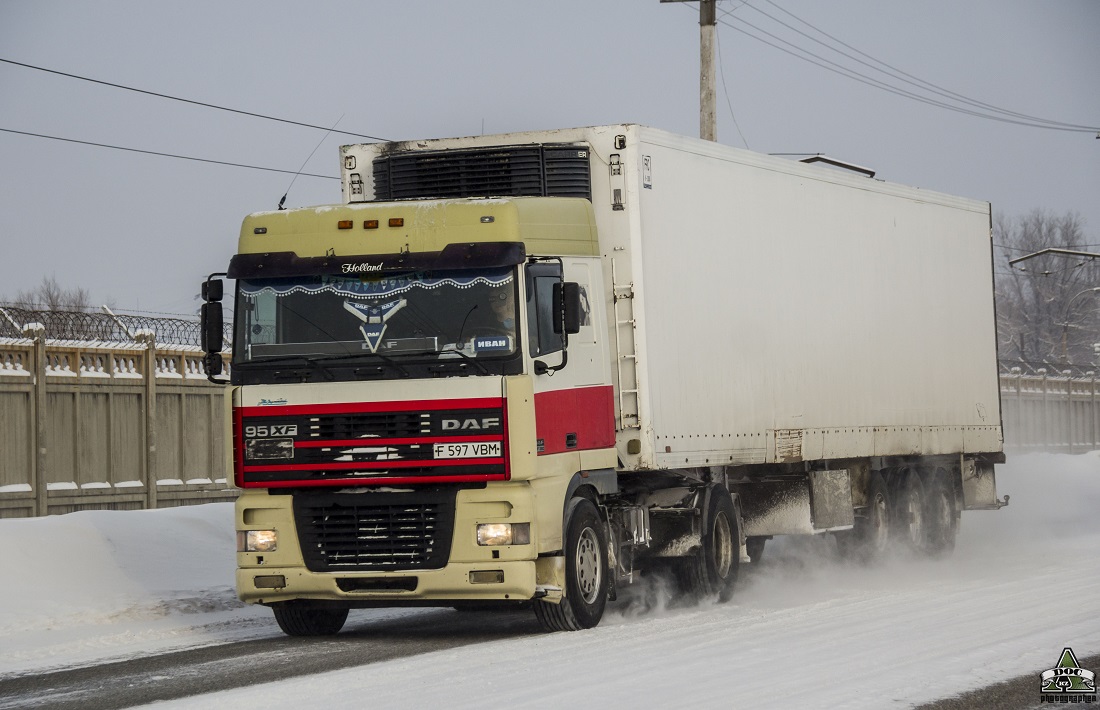 Восточно-Казахстанская область, № F 597 VBM — DAF 95XF FT