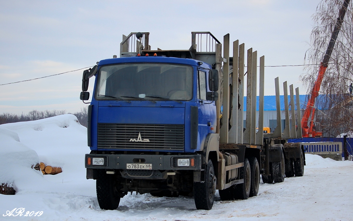 Тамбовская область, № О 783 ЕК 68 — МАЗ-6317 (общая модель)