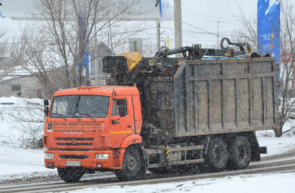 Волгоградская область, № В 109 НВ 134 — КамАЗ-65115 (общая модель)