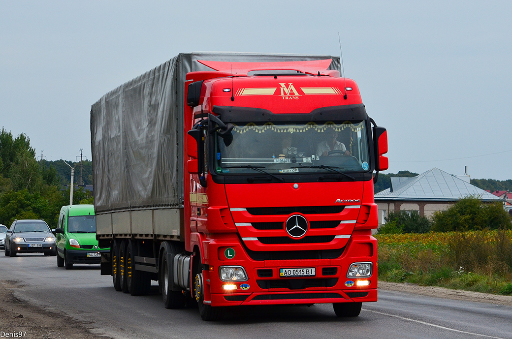 Закарпатская область, № АО 0515 ВІ — Mercedes-Benz Actros ('2009) 1841