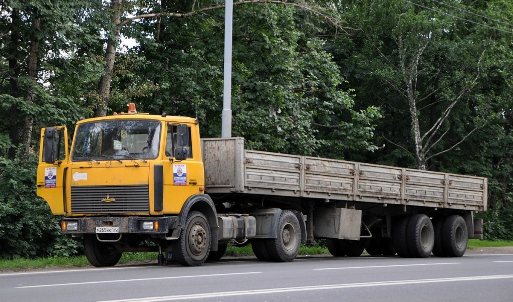 Московская область, № М 265 ВК 190 — МАЗ-543302