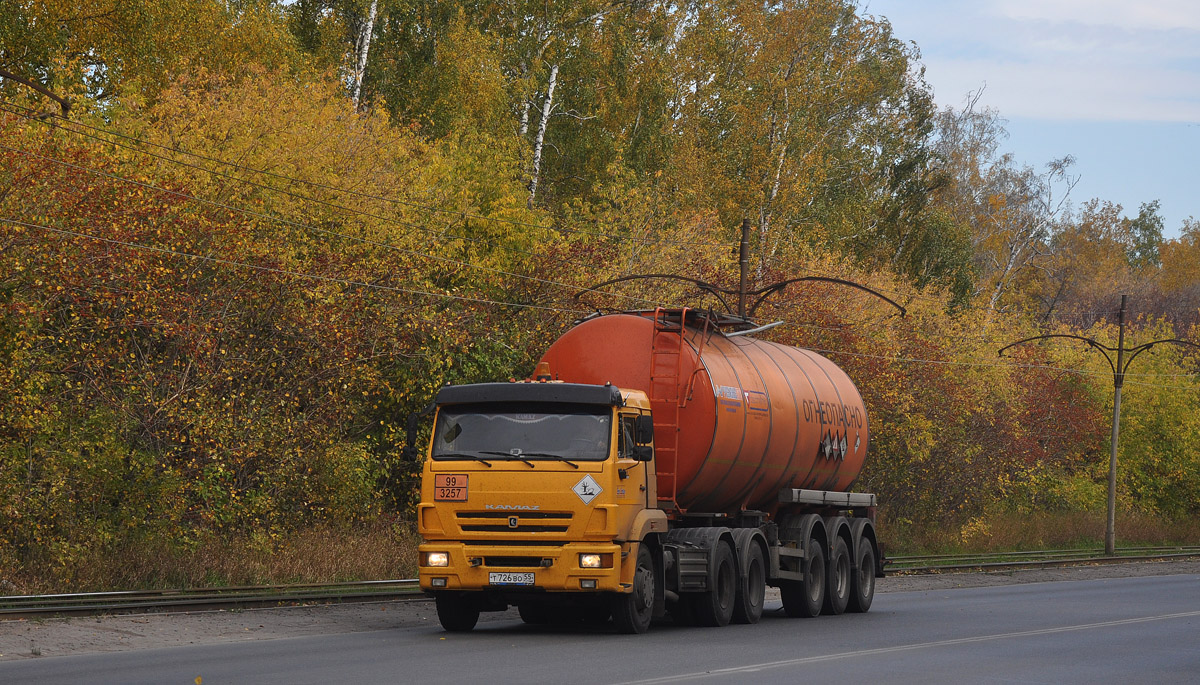 Омская область, № Т 726 ВО 55 — КамАЗ-65116-A4(23)