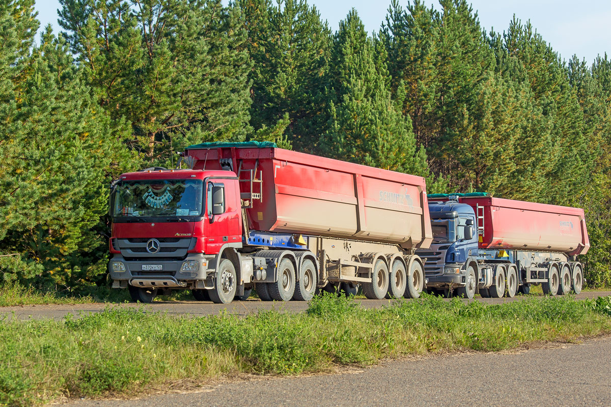 Красноярский край, № Н 370 КУ 124 — Mercedes-Benz Actros '09 3341 [Z9M]