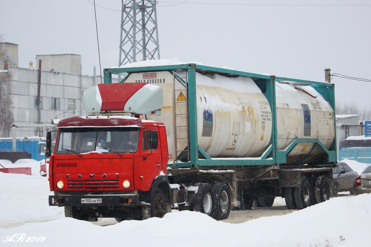 Тамбовская область, № М 100 ХВ 68 — КамАЗ-5410