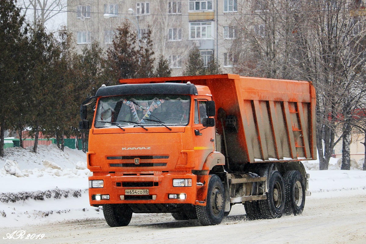 Тамбовская область, № Н 654 СО 68 — КамАЗ-6520-73