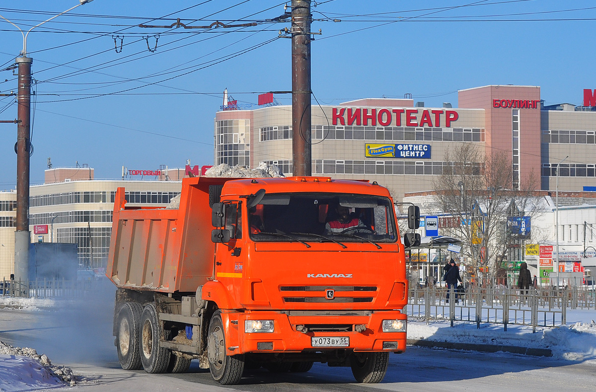 Омская область, № У 073 ВУ 55 — КамАЗ-65115-L4