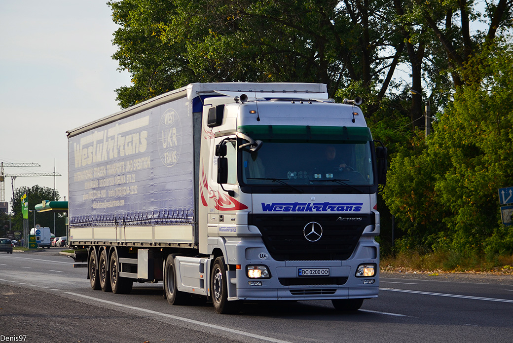 Львовская область, № ВС 0200 ОО — Mercedes-Benz Actros ('2003) 1841