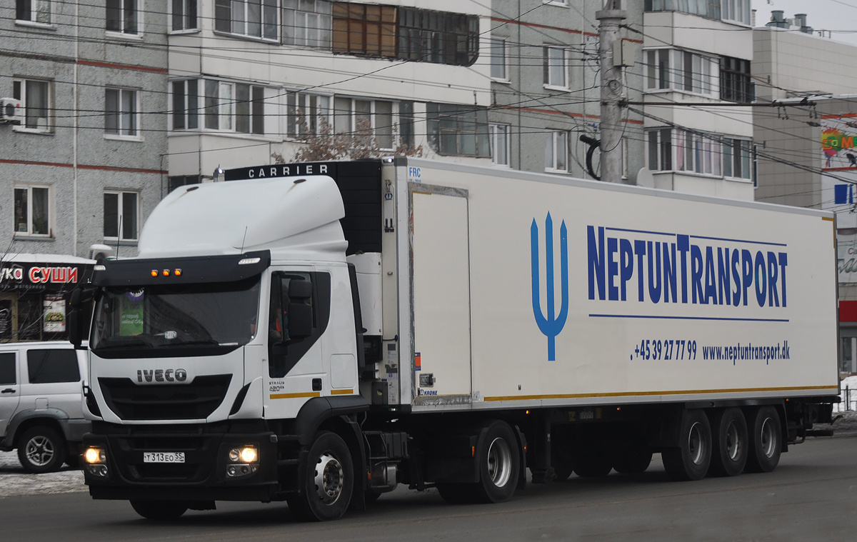 Омская область, № Т 313 ЕО 55 — IVECO Stralis ('2012)