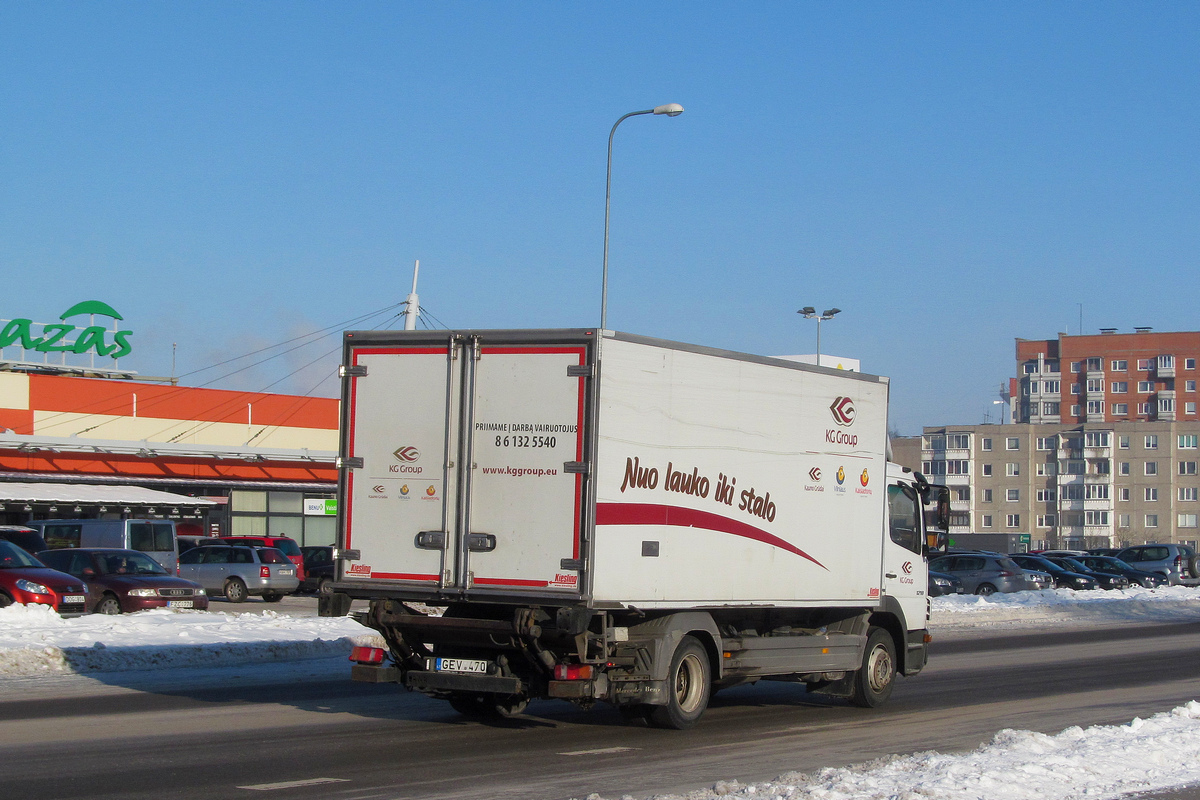 Литва, № GEV 470 — Mercedes-Benz Atego 1218