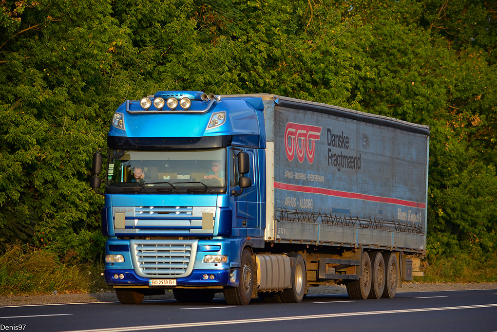 Тернопольская область, № ВО 2939 ВІ — DAF XF105 FT