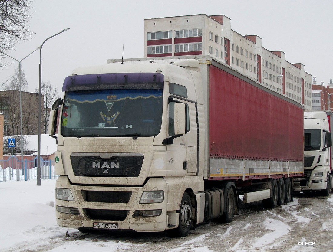 Минск, № АС 3287-7 — MAN TGX ('2007) 18.440