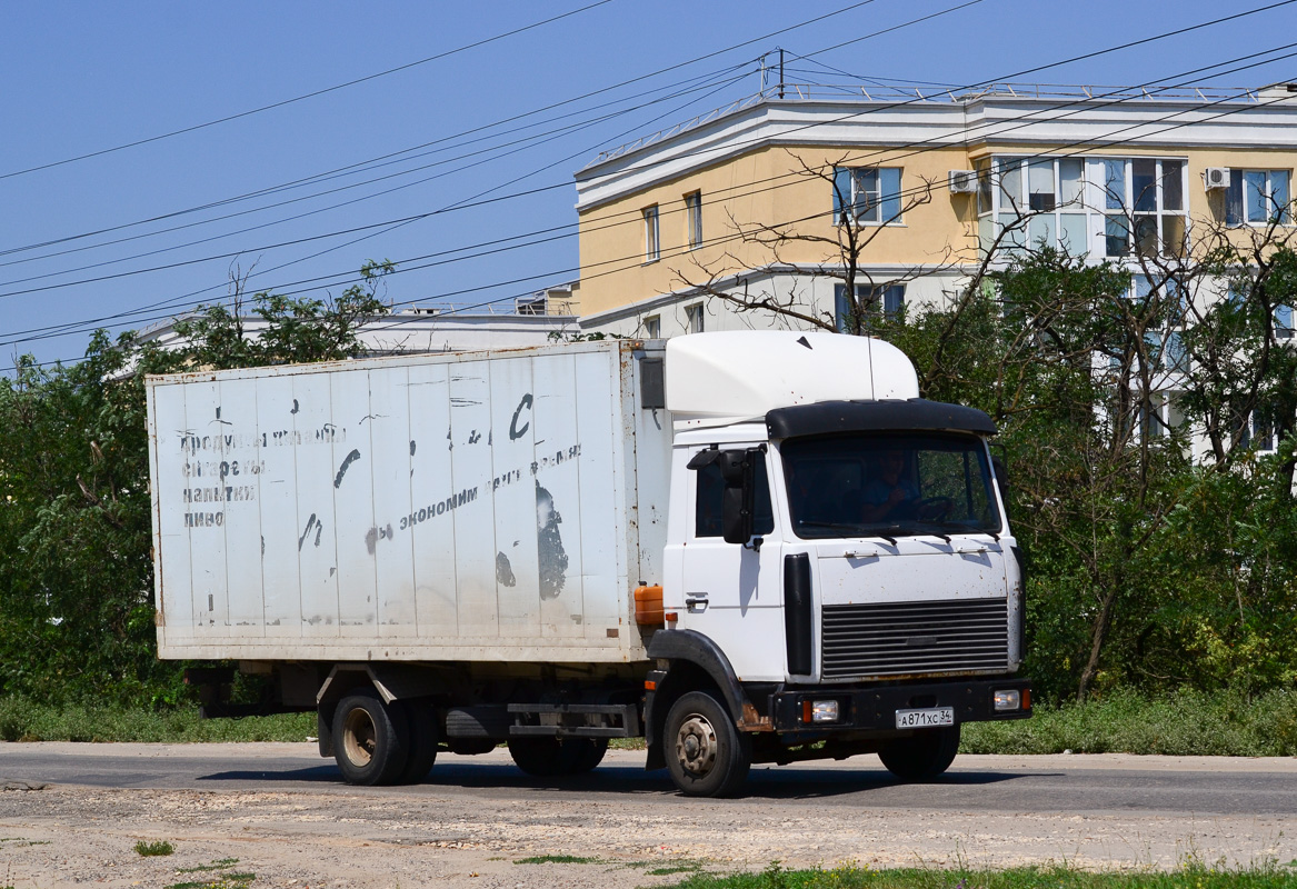 Волгоградская область, № А 871 ХС 34 — МАЗ-437040