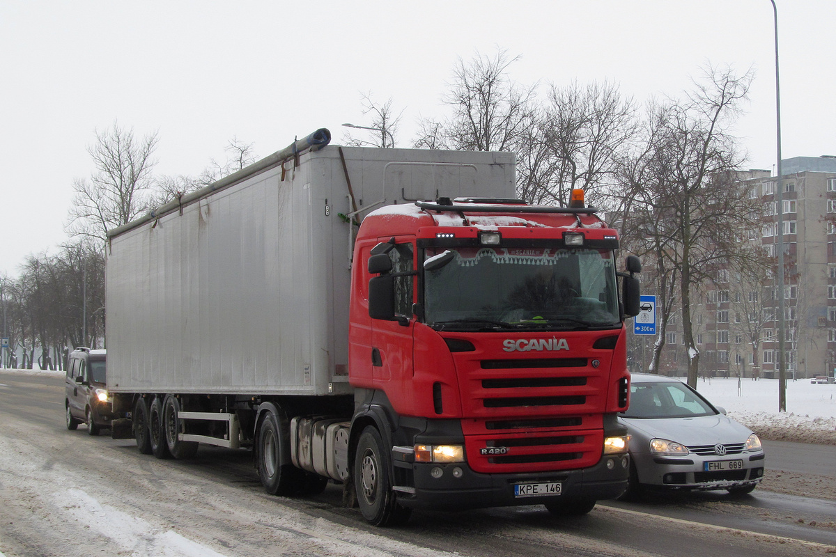 Литва, № KPE 146 — Scania ('2004) R420