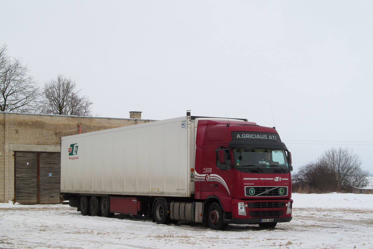 Литва, № DHV 998 — Volvo ('2002) FH12.440