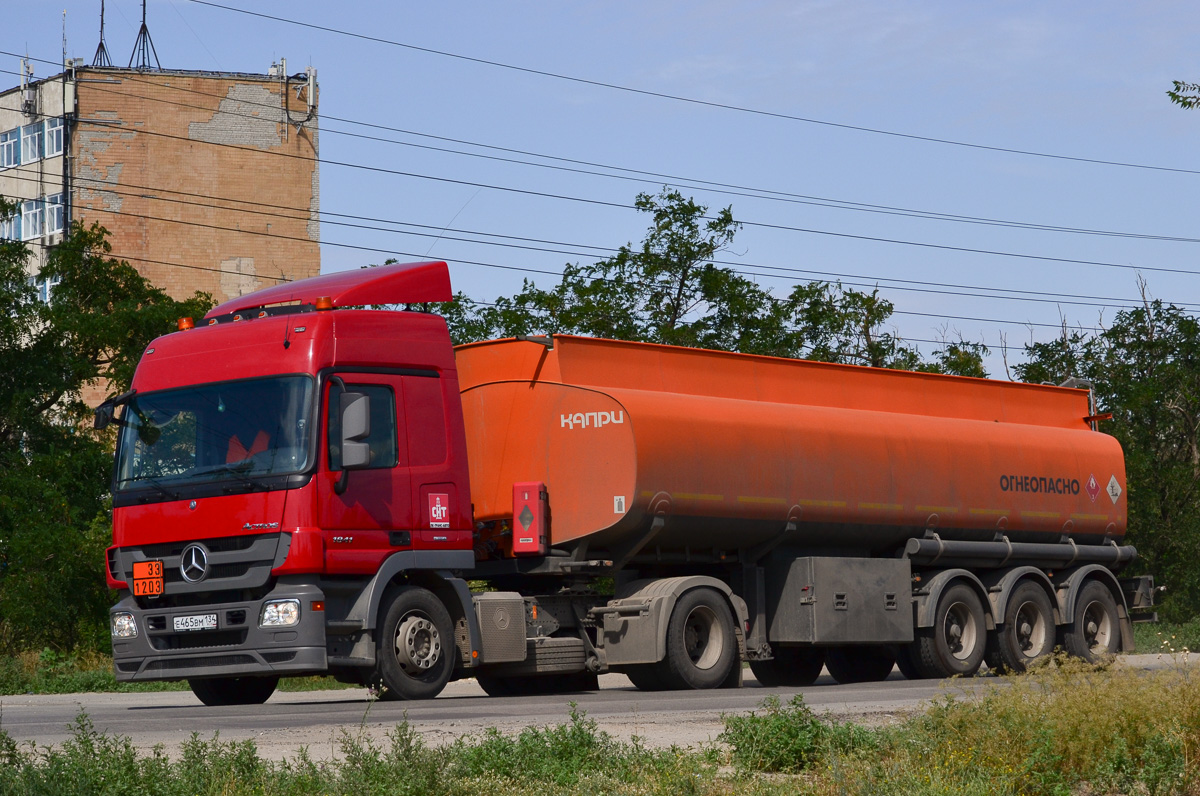 Волгоградская область, № Е 465 ВМ 134 — Mercedes-Benz Actros '09 1841 [Z9M]