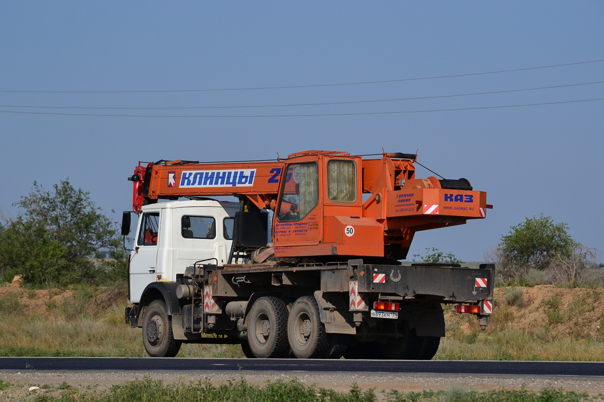 Волгоградская область, № В 893 КМ 134 — МАЗ-6303A3