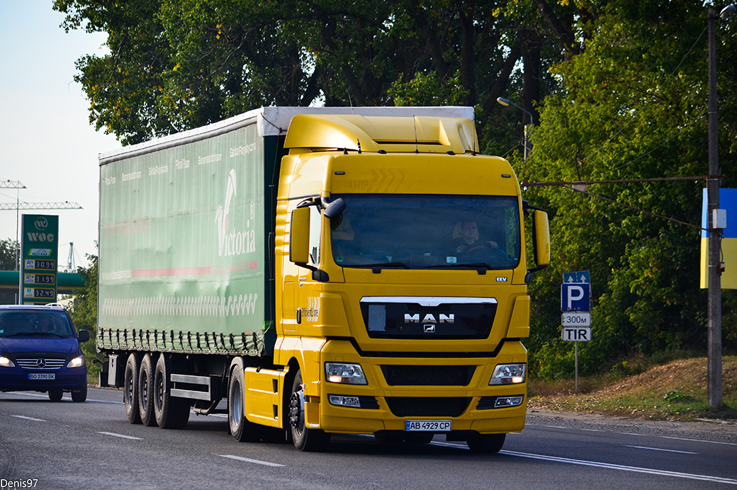 Винницкая область, № АВ 4929 СР — MAN TGX ('2007) 18.440