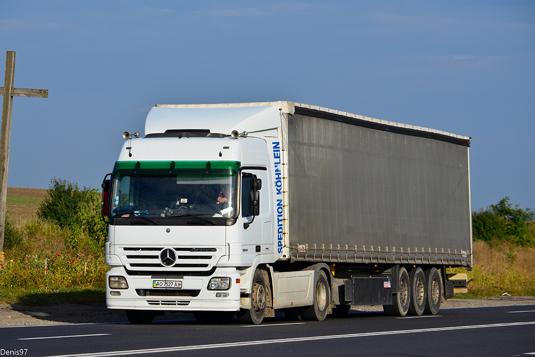 Закарпатская область, № АО 7527 АХ — Mercedes-Benz Actros ('2003) 1844