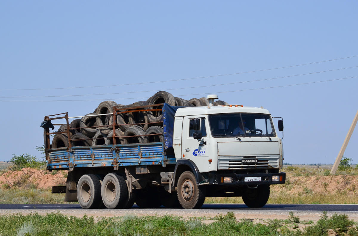 Волгоградская область, № Р 386 АН 34 — КамАЗ-53215-13 [53215N]