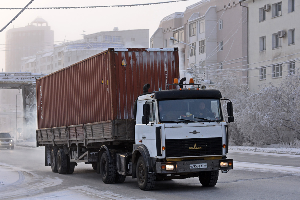 Саха (Якутия), № Е 958 ВА 14 — МАЗ-5432 (общая модель)