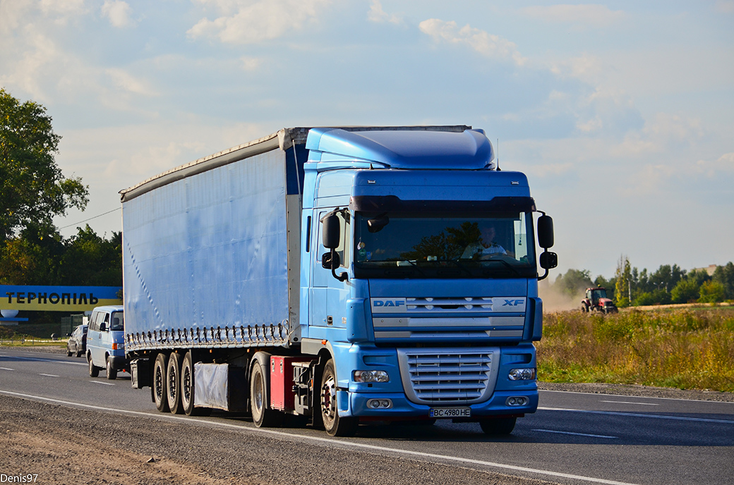 Львовская область, № ВС 4980 НЕ — DAF XF105 FT