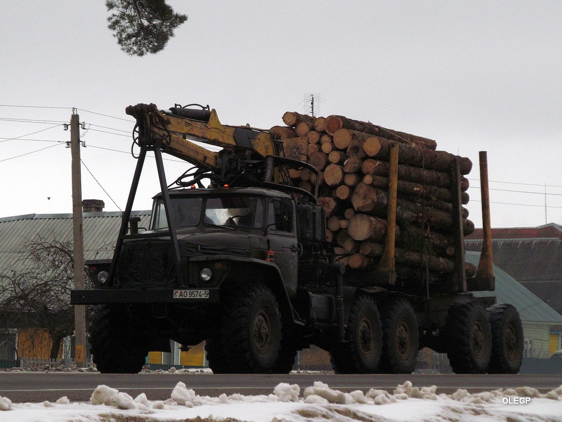 Минская область, № АО 9574-5 — Урал-4320 / 5557 (общая модель)