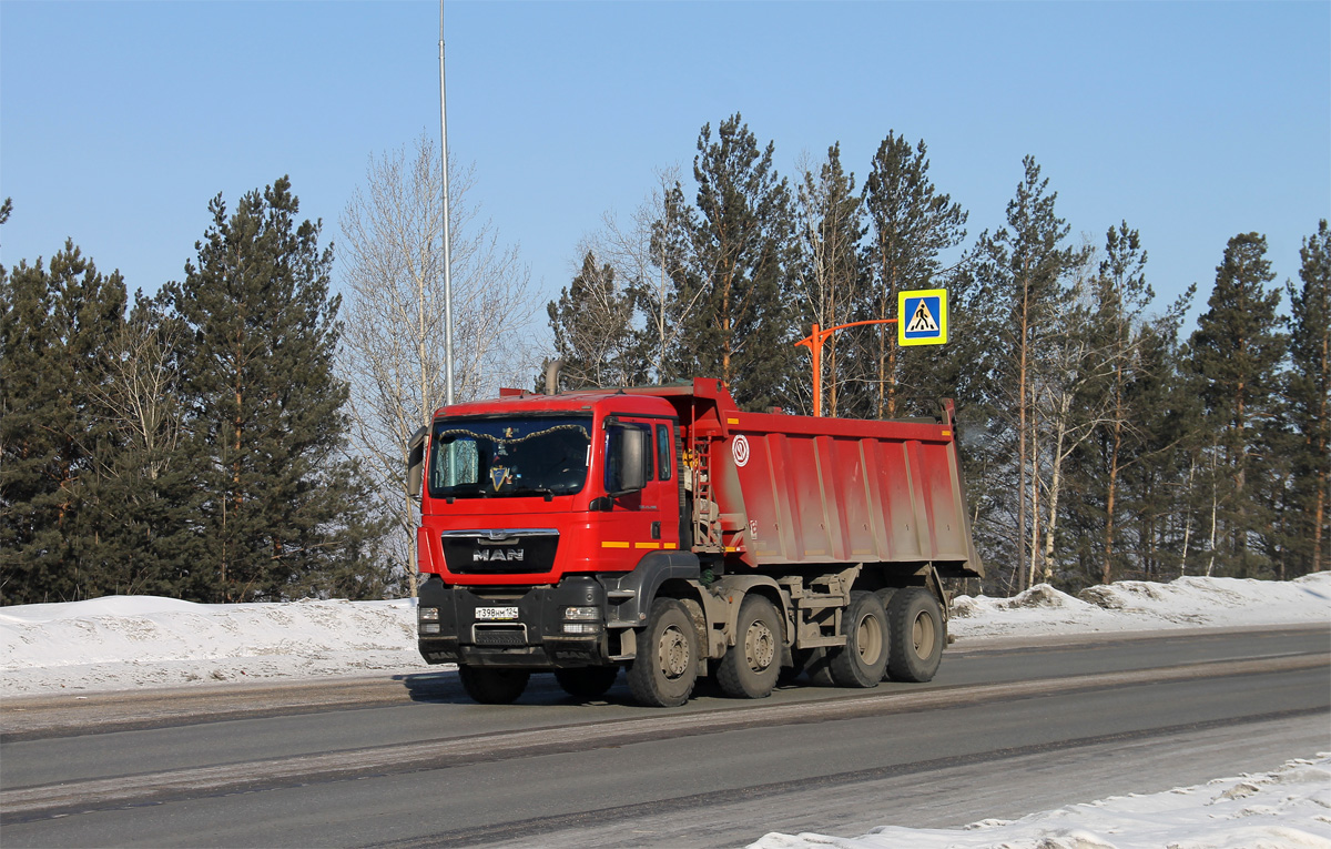 Красноярский край, № Т 398 НМ 124 — MAN TGS ('2007) 41.400