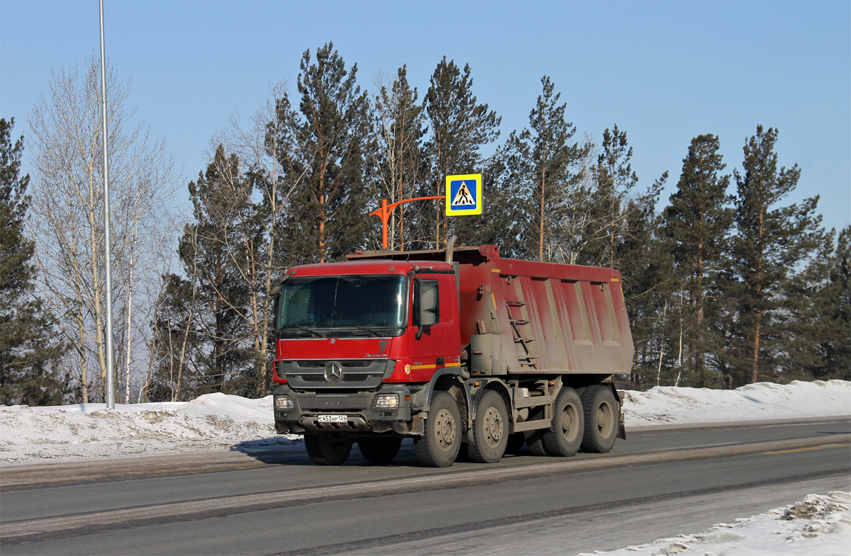 Красноярский край, № С 453 НР 124 — Mercedes-Benz Actros '09 4141 [Z9M]