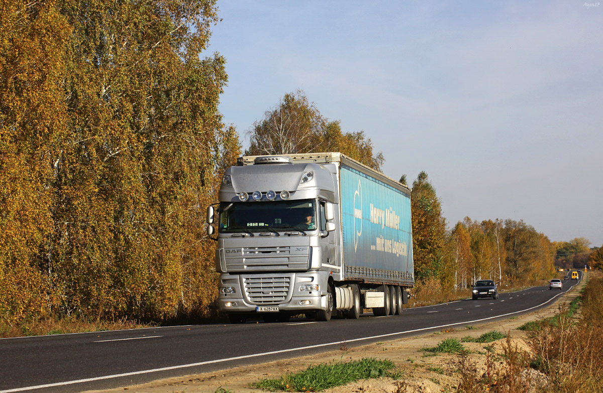 Болгария, № X 6287 KK — DAF XF105 FT