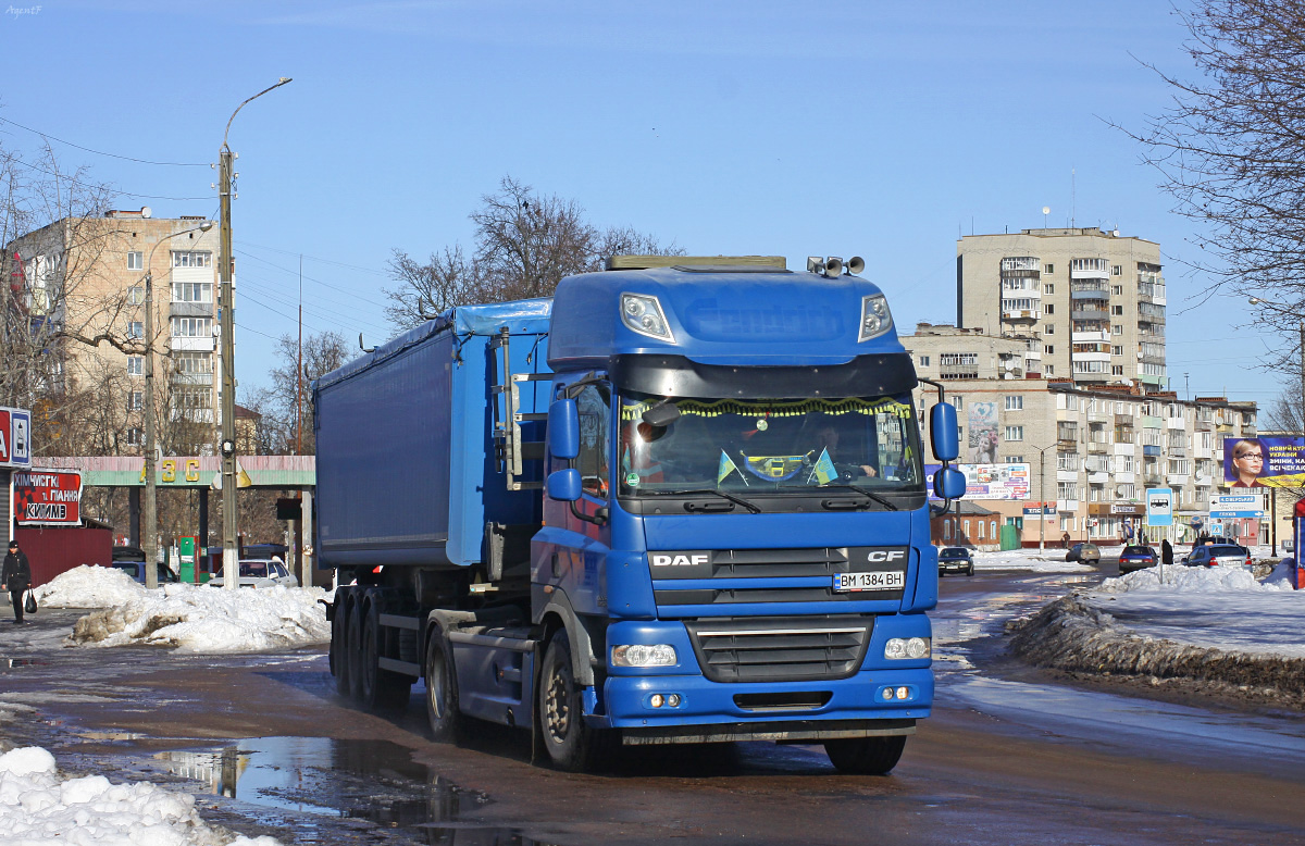 Сумская область, № ВМ 1384 ВН — DAF CF85 FT