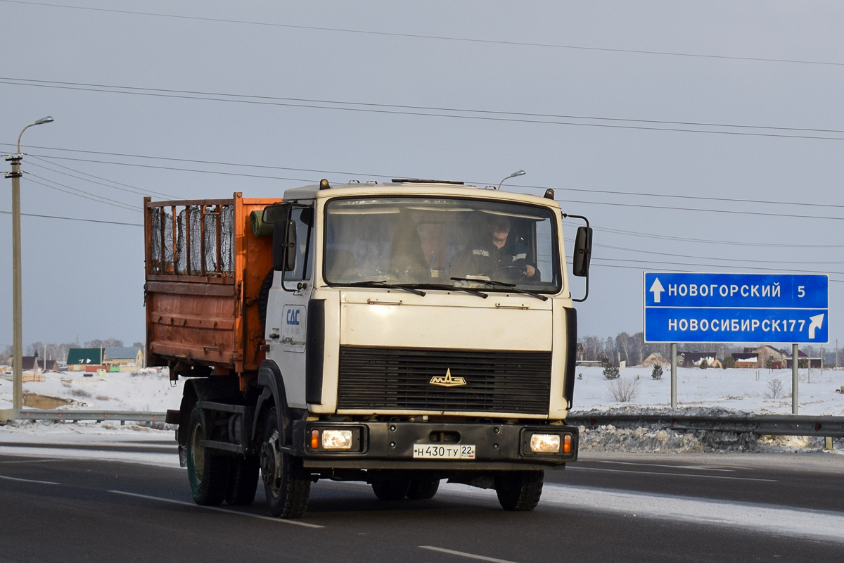 Алтайский край, № Н 430 ТУ 22 — МАЗ-457043