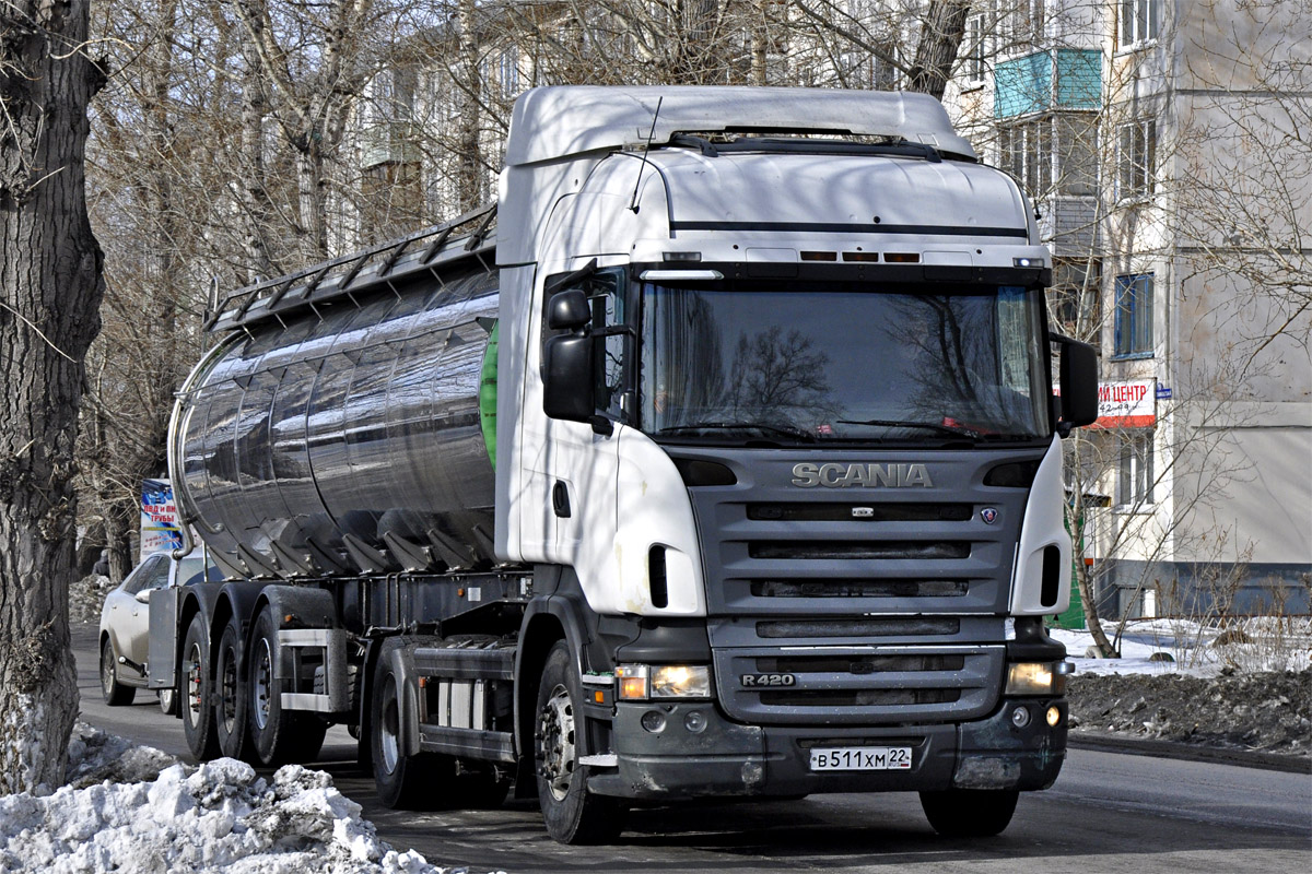 Алтайский край, № В 511 ХМ 22 — Scania ('2004) R420