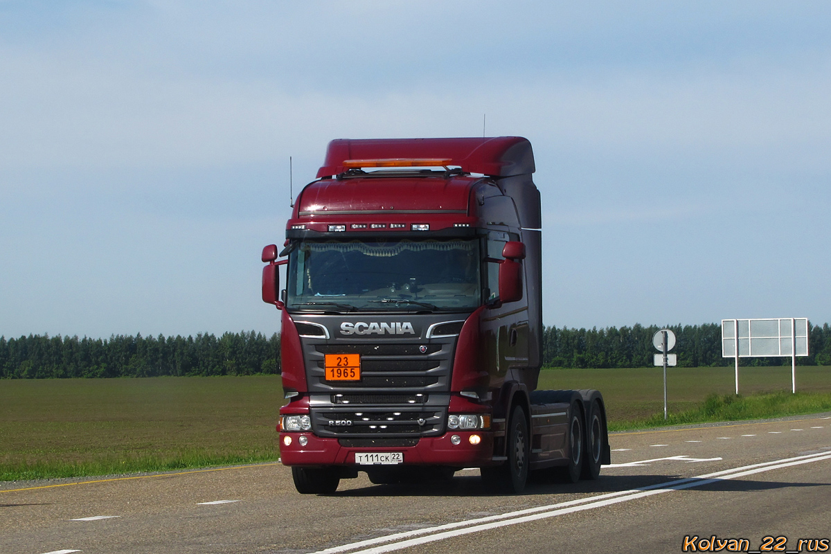 Алтайский край, № Т 111 СК 22 — Scania ('2013) R500