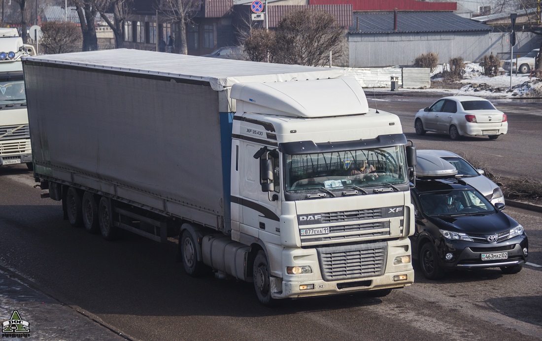 Кызылординская область, № 877 EVA 11 — DAF XF95 FT